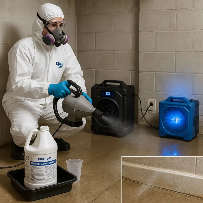 Sanitization and Odor Removal process in Encinitas, CA